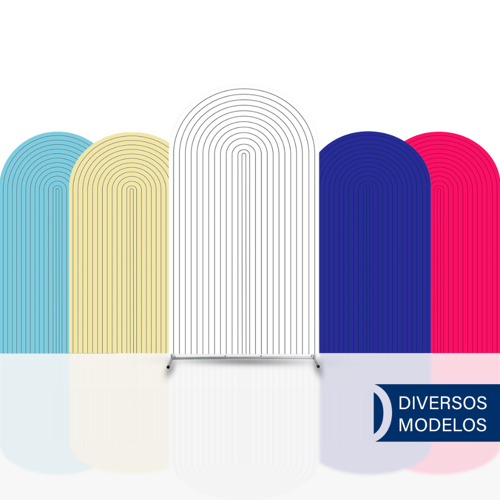 Capa Painel Romano Ripado Arco 3D Estampado Várias cores 2x1m Reforçado Elástico Veste Fácil Para Festas Aniversário em Oferta na Shopee