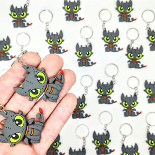 Lembrancinha Furia Da Noite Dragão 10un Chaveiro Borracha em Oferta na Shopee