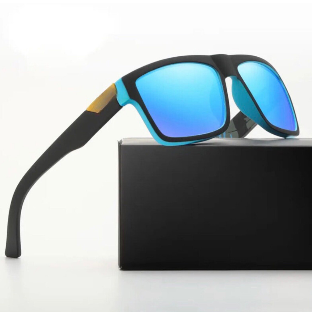 Óculos de sol sem a caixa polarizados para homens, pesca e corrida, óculos à prova de vento, lente TAC, UV400 HD Vision