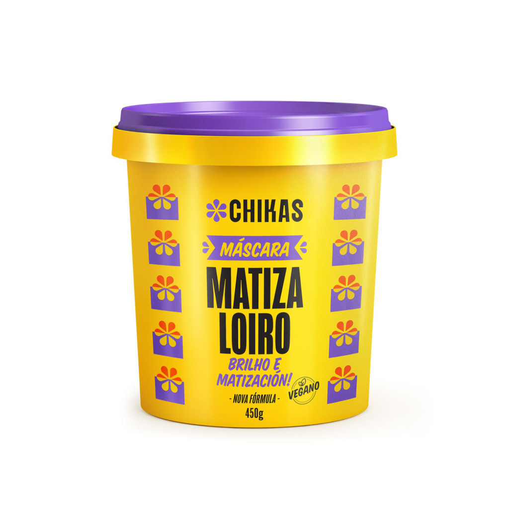 Máscara Chikas Matiza Loiro - 450g em Oferta na Shopee