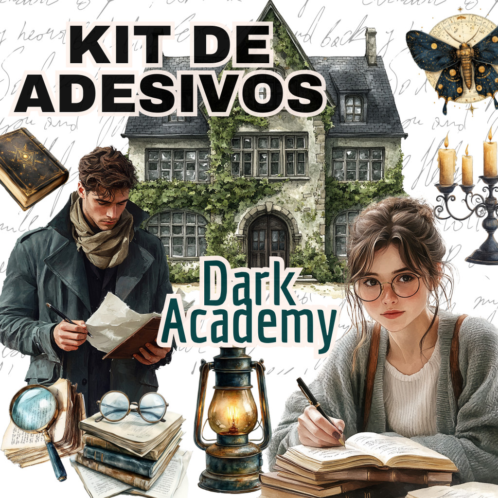 Kit de Adesivos Stickers Tema Escola Livraria Para Diário Scrapbook Journal Agenda Planner em Oferta na Shopee