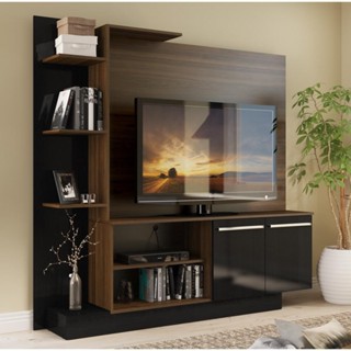 Estante TV 55" e 2 Portas com Rack e Painel Denver Multimóveis V2473 em Oferta na Shopee