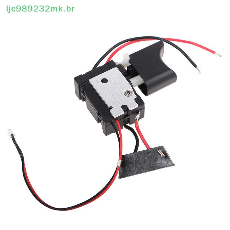[MYBR] Furadeira Elétrica À Prova De Poeira , Controle De Velocidade , Botão De Pressão , Interruptor De Gatilho DC12V [