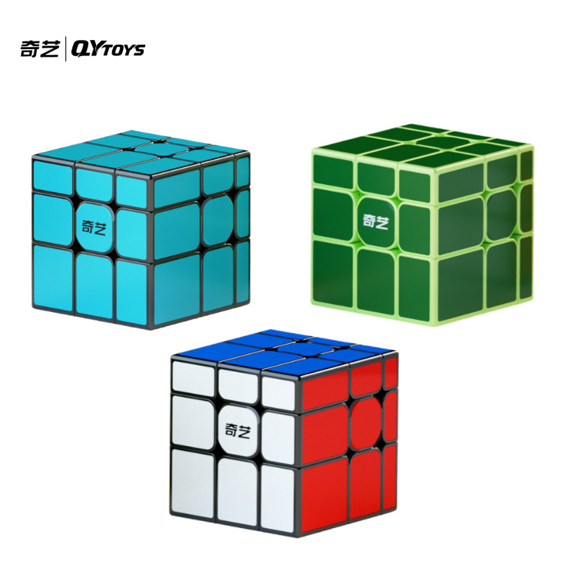 Qiyi Mirror Cube 3x3 Speed Cube Faiança Espelho 3x3x3 Magic Cube Puzzle Toy