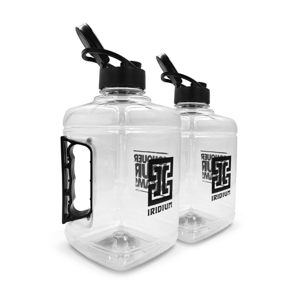 Kit 2x Garrafa Galão Cristal 1,5 litro - Iridium Labs - Health
