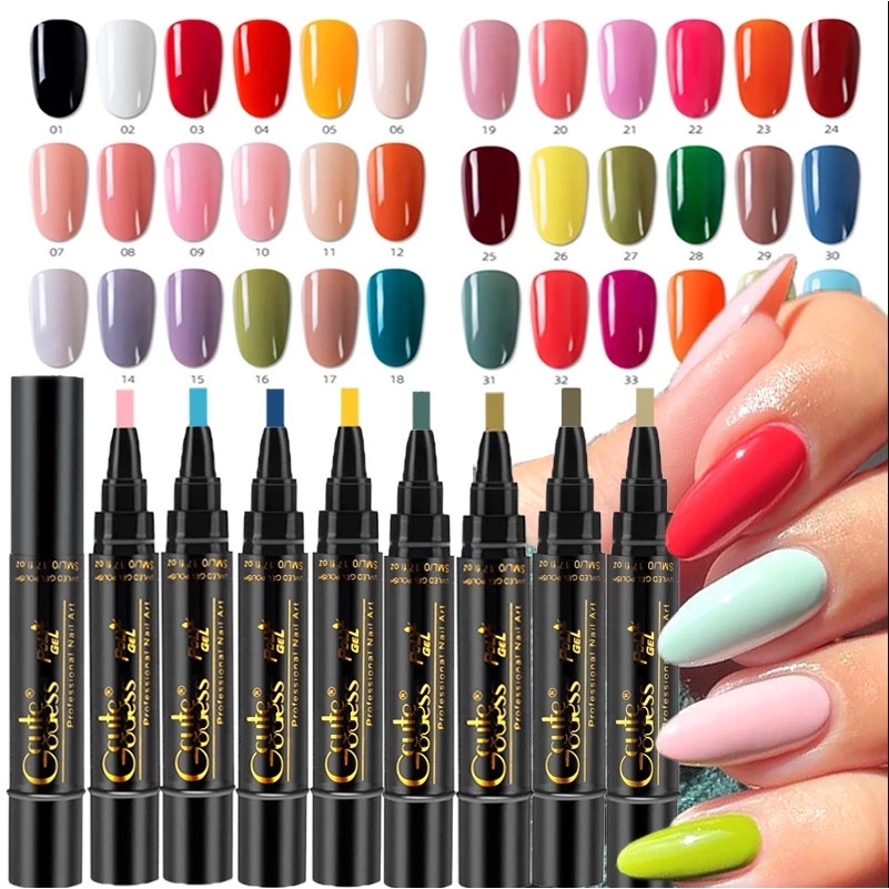 Caneta De Esmalte 3 Em 1 Gel De Uma Etapa Fácil De Usar UV em Oferta na Shopee