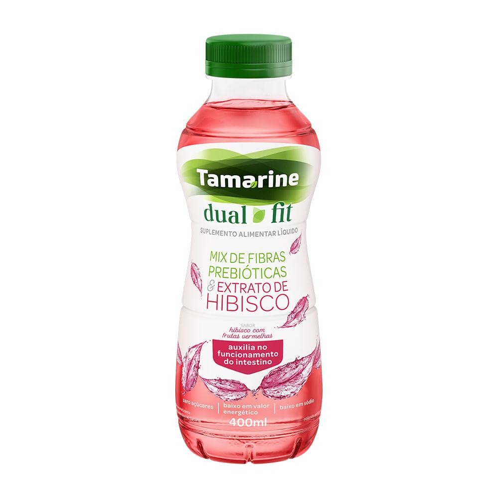 Suplemento Alimentar Tamarine Dual Fit 400Ml Sabor Hibisco - Health