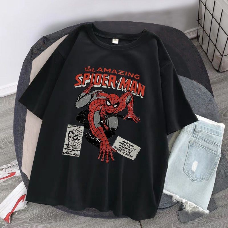 Camiseta Básica Homem Aranha SpiderMan  Amazing Desenho Geek Promoção
