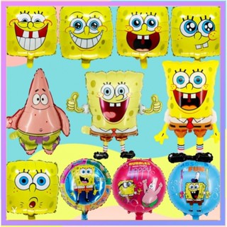 [Bob Esponja Balão] Balão de aniversário da estrela da Palida balão festa decoração balão balão dos desenhos animaQBZE em Oferta na Shopee