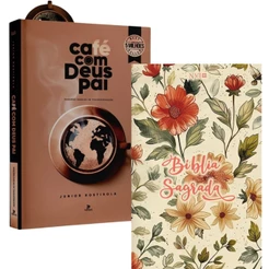 Devocional Café com Deus Pai 2025 + Bíblia Sagrada NVI Brochura Boas Novas