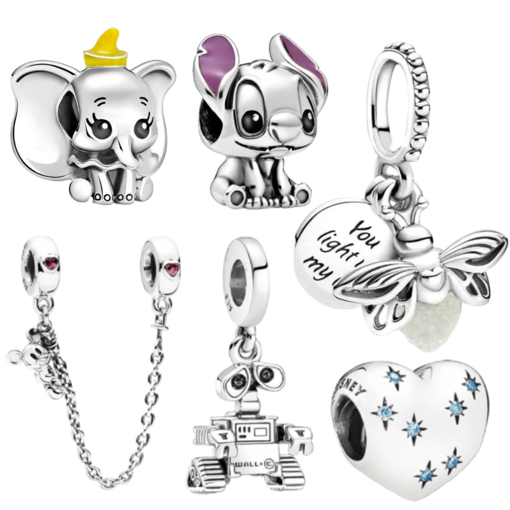 Berloque Pulseira 925 jóias de prata dos desenhos animados imagem forma senhoras pulseira ...