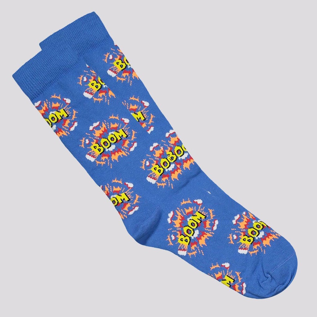 Meia Selene Street Cano Longo Azul - Men Clothes