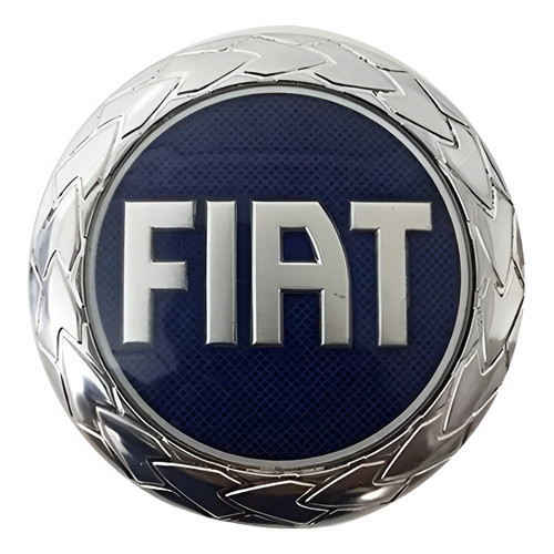 Emblema Azul Porta Mala Fiat Palio 2004 2005 2006 2007 7,5cm