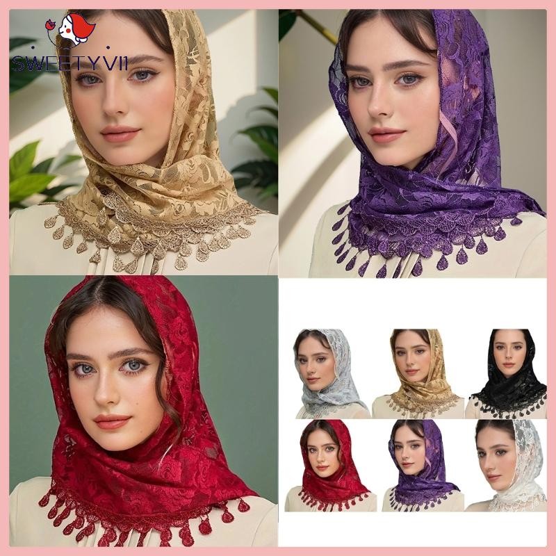 ~ Véus Renda Elegantes Para Festa Igreja Noiva Mantilla Casamento Tradicional em Oferta na Shopee