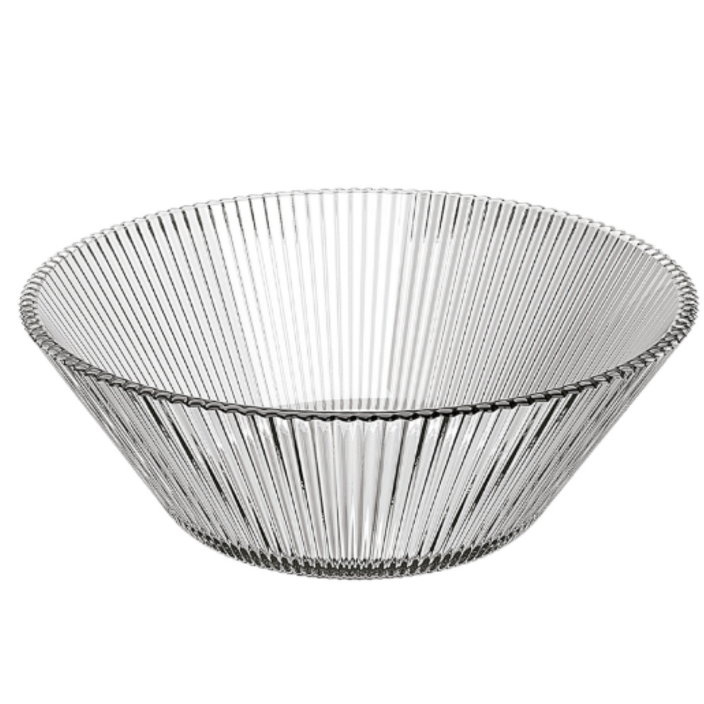 Centro De Mesa Em Vidro Graffiato Bowl Decorativo 1,5L