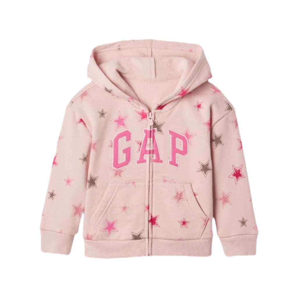 BLUSA GAP MOLETOM MENINA ESTRELAS ROSA