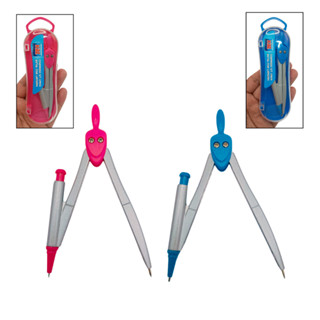 Compasso Lapiseira Escolar com Estojo Metal  Kaz em Oferta na Shopee
