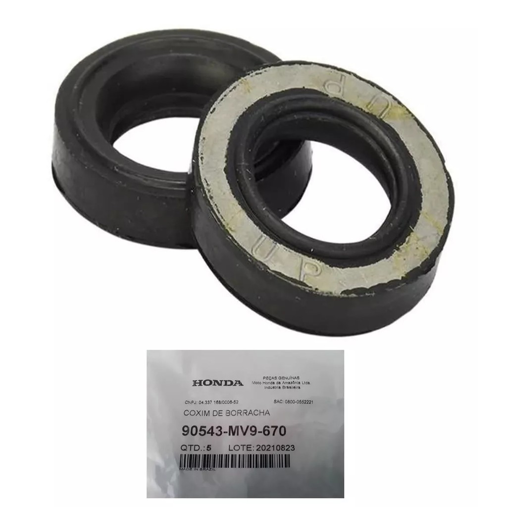 Kit 6 Coxim Tampa Cabeçote Cb600f Hornet 05...07