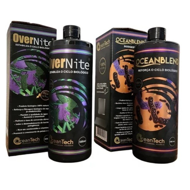 Kit Ciclagem Ocean Blend + Over Nite da Ocean Tech - 500ml em Oferta na Shopee