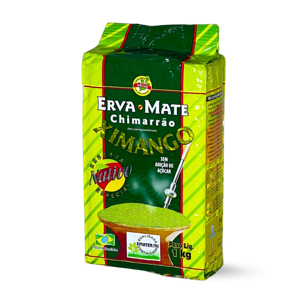 Erva-Mate Nativa Reserva Especial A Vácuo Ximango 1Kg, Erva Mate Nativa Padrão Gaúcho Para Chimarrão, Verde, Sabor Espec