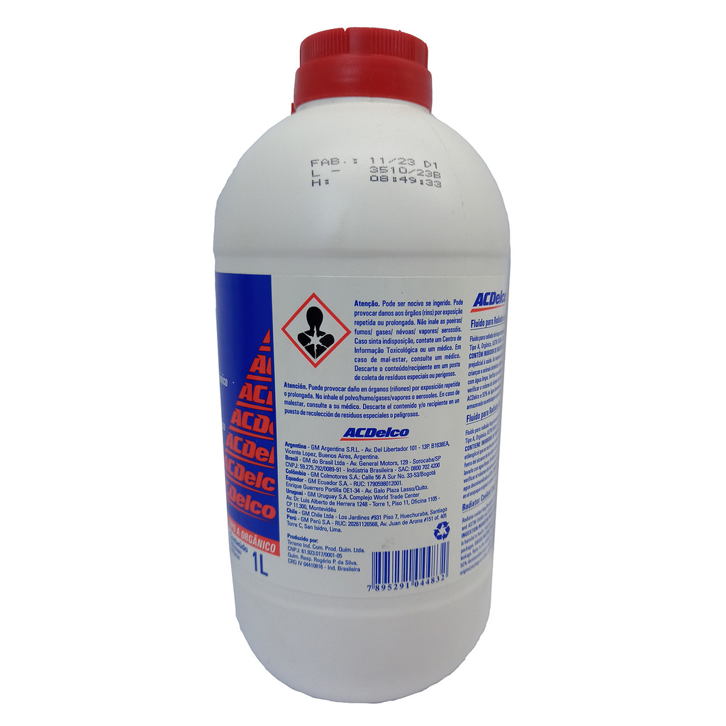 Kit 2 Aditivos Radiador Concentrado Acdelco 93286309 · foto 2