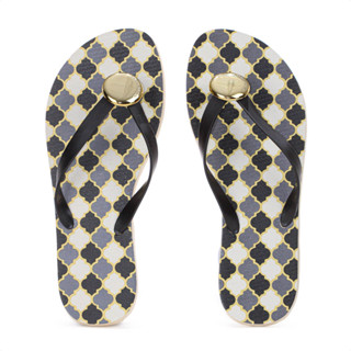 Chinelo Brizza Arezzo Estampado Preto - Feminino em Oferta na Shopee