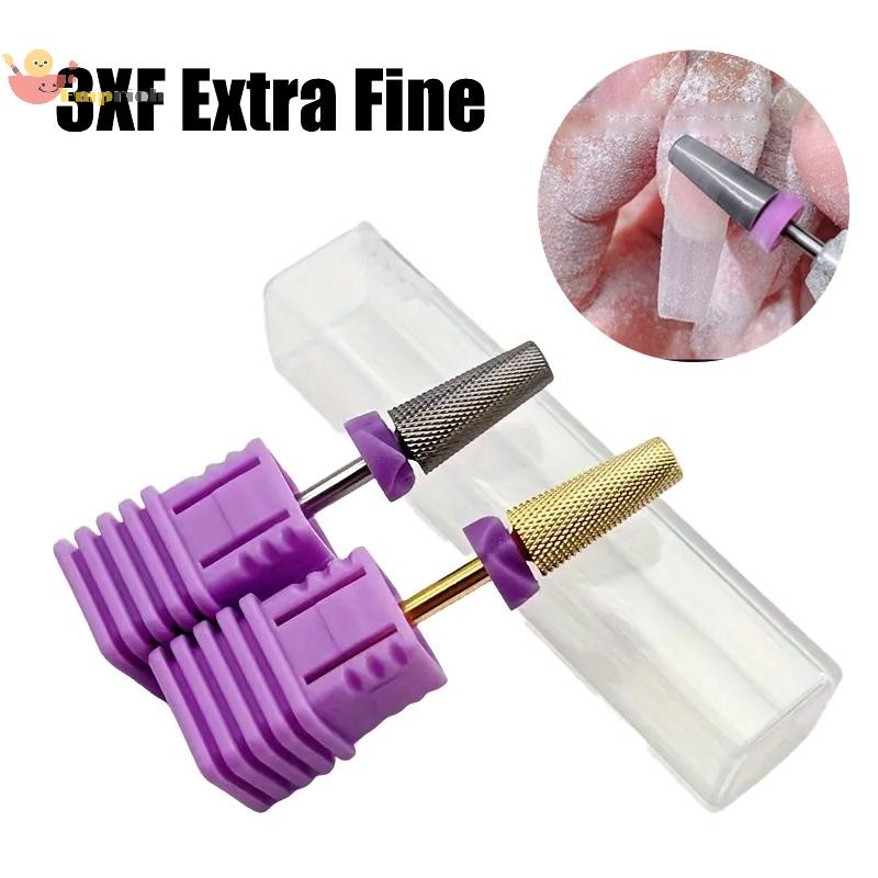EMCH > 3XF Prego Brocas 5 Em 1 Girar Elétrica Fresa De Aço De Tungstênio Para Manicure Gel Polonês Removedor Ferramentas