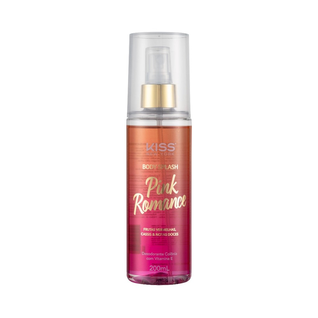 Desodorante Corporal Kiss New York Splash Pink Romance - Beauty