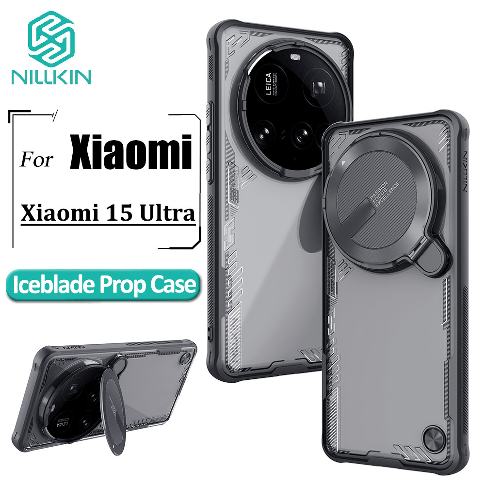 Nillkin Iceblade Prop Case Para Xiaomi 15 Ultra Phone Cases Flip Cover Lente Capa Protetora Traseira