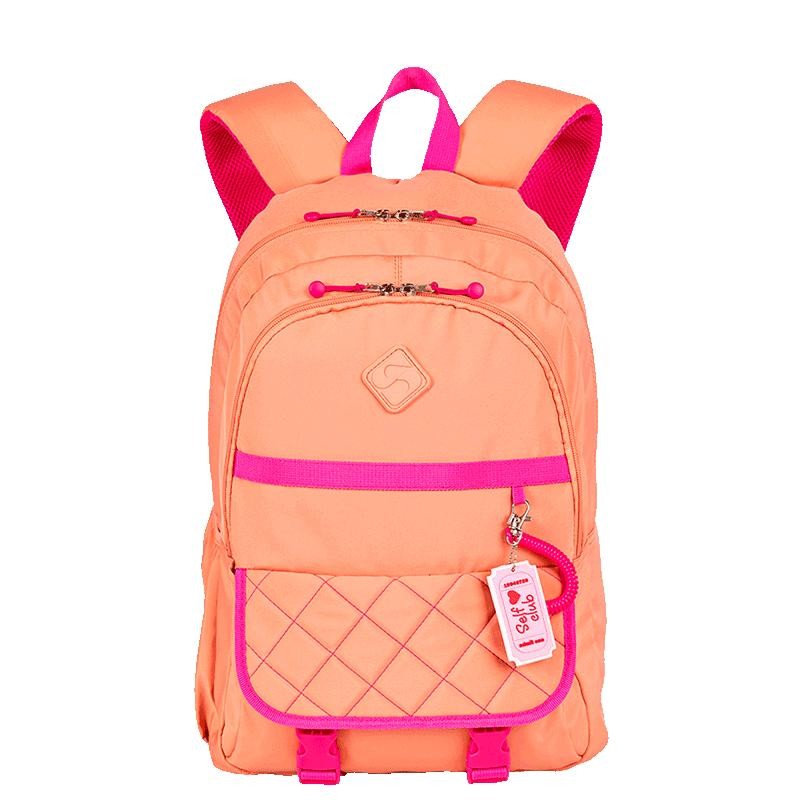 Mochila 2 Compartimentos Sestini Lover Laranja - Pêssego em Oferta na Shopee