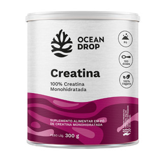 Creatina 300g - Ocean Drop em Oferta na Shopee