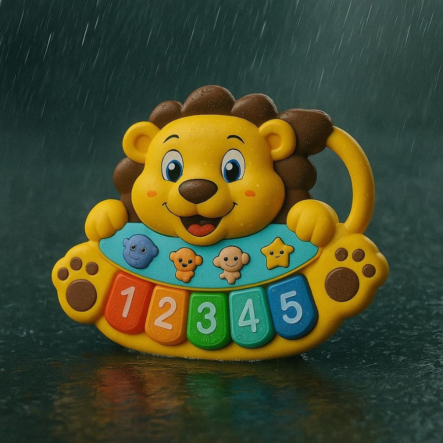 Piano animal Pianinho Infantil Teclado Musical Bebê Ia Ia O Bichos Fazendinha Musical