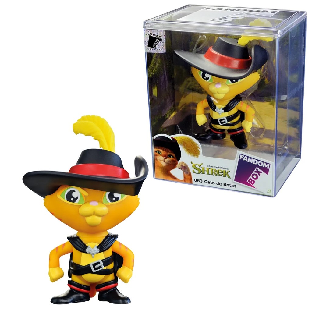 Gato De Botas Boneco Colecionável Shrek DreamWorks Original