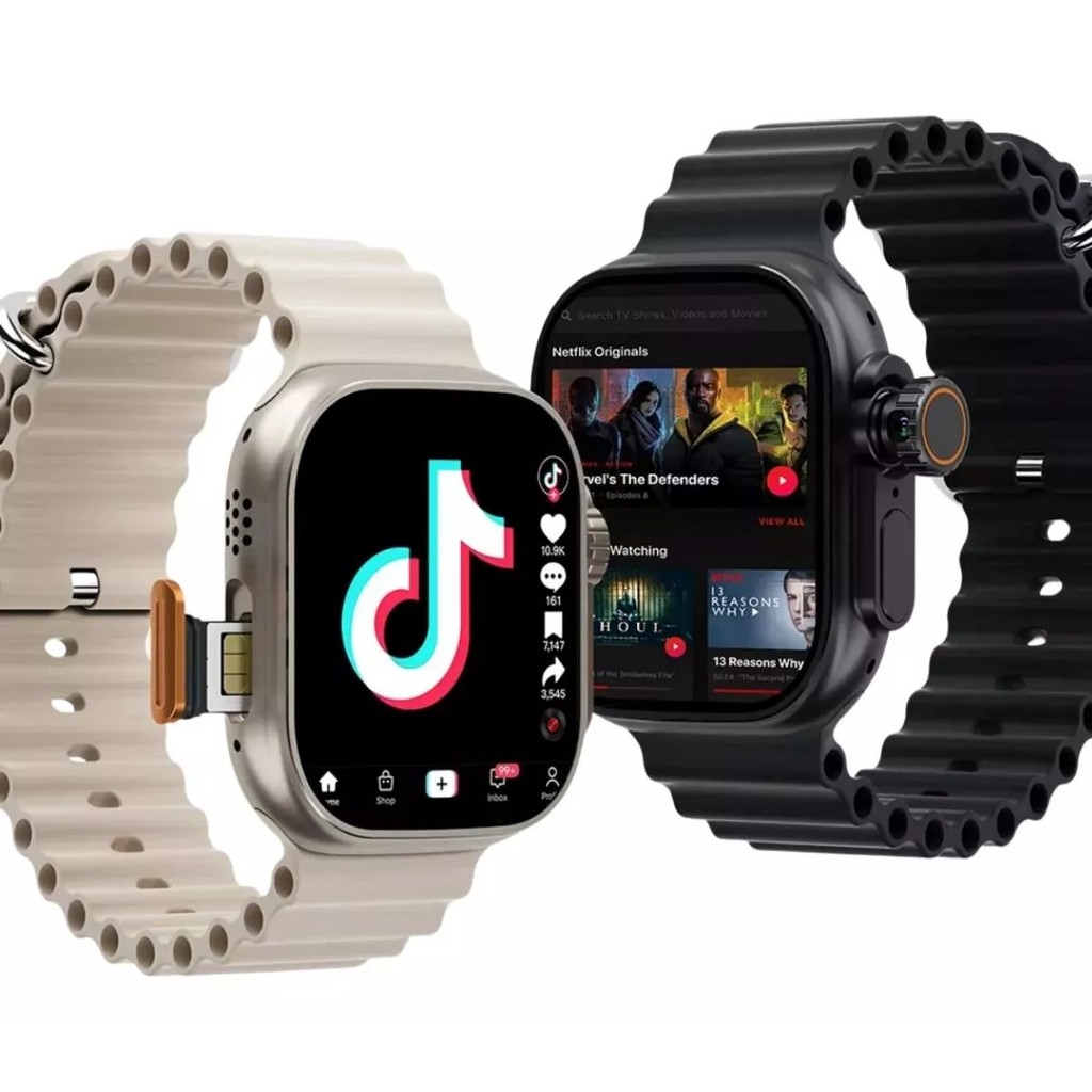 Relógio Smartwatch Hw 2 Call 5g Chip E Câmera Ultra Amoled Howear Entrada De Chip - Envio Imediato