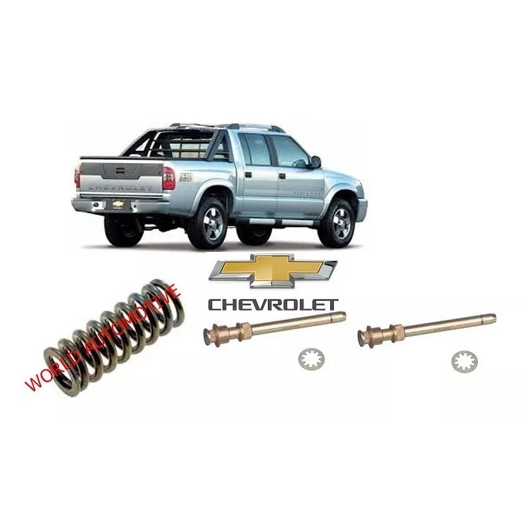 Kit Mola E Pinos Dobradiça Porta Dianteira S10/blazer Tds