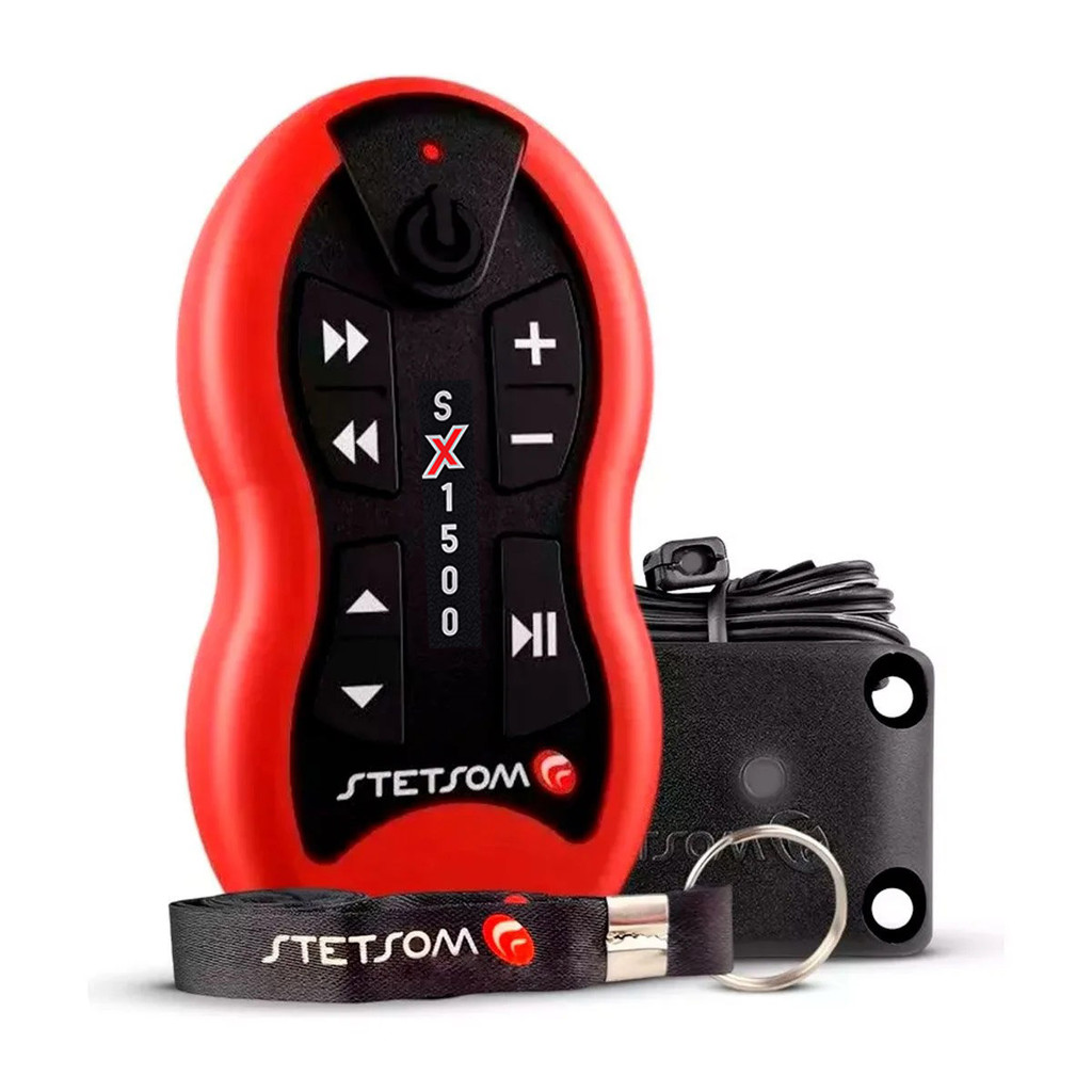 Controle Longa Distancia Stetsom Sx1500 1500m vermelho - Spare Parts and Accessories for Vehicles