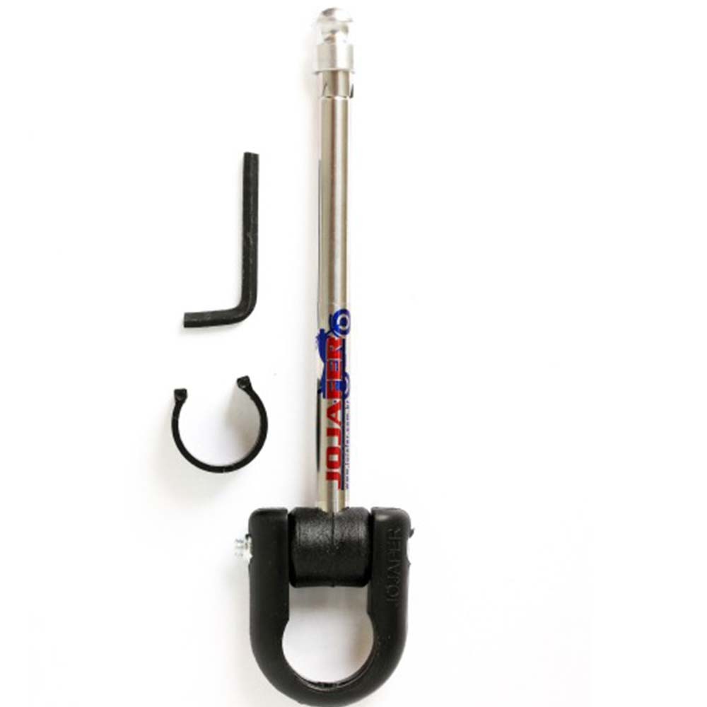 Antena Corta Pipa Moto Retrátil Guidao Aço Inox Prata M5a