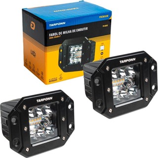 2 Farol de Milha Auxiliar Led Dual Color 9v a 36v Off Road em Oferta na Shopee