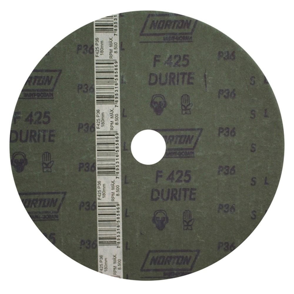 Disco Lixa Norton  F425 G36 7P 180mm Embalagem com 10 Unidades em Oferta na Shopee