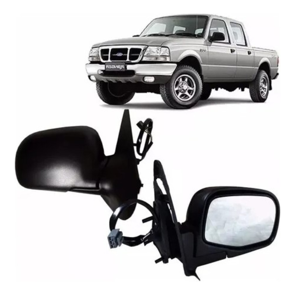 Retrovisor Ford Ranger 1998 1999 2000 2001 2002 03 Eletrico