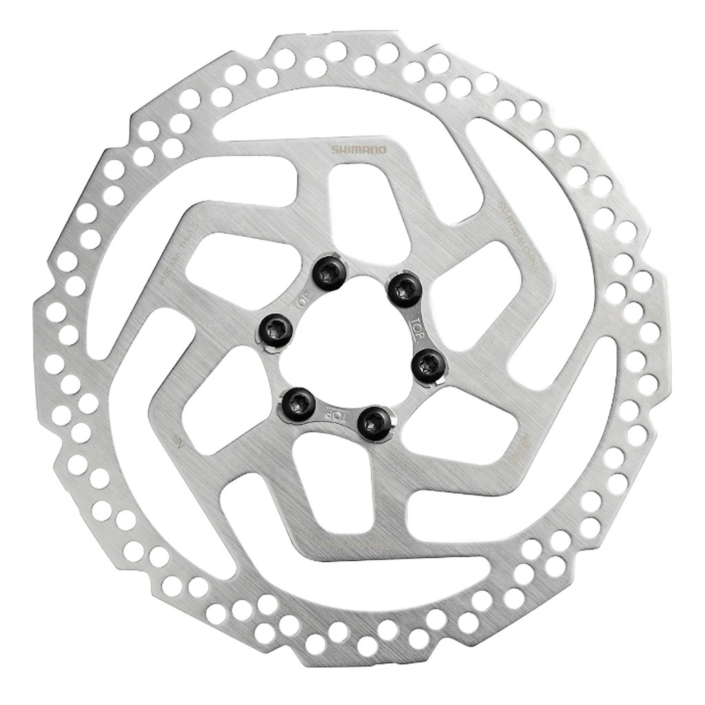 Disco Rotor de Freio Bicicleta Shimano SM-RT26 180mm 6 Parafusos