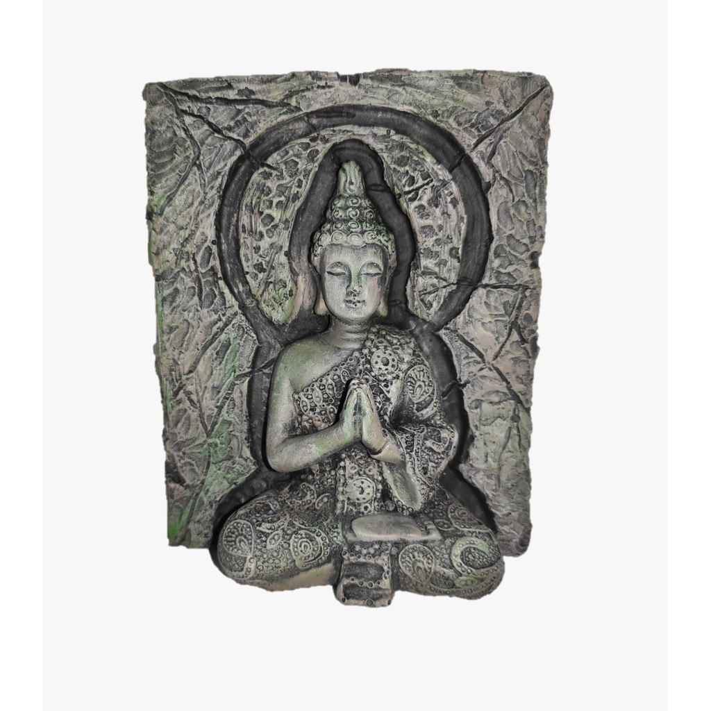 Templo Buda Sidarta Miniatura em Resina para Terrário ou Mini Jardim 10 cm