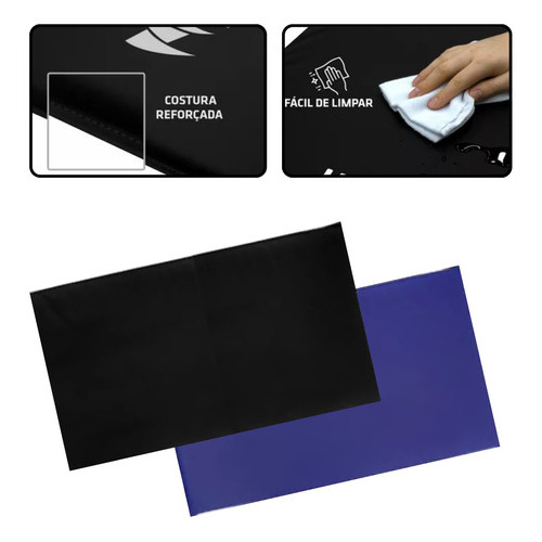Colchonete Academia Yoga Ginastica Impermeavel Preto Kala