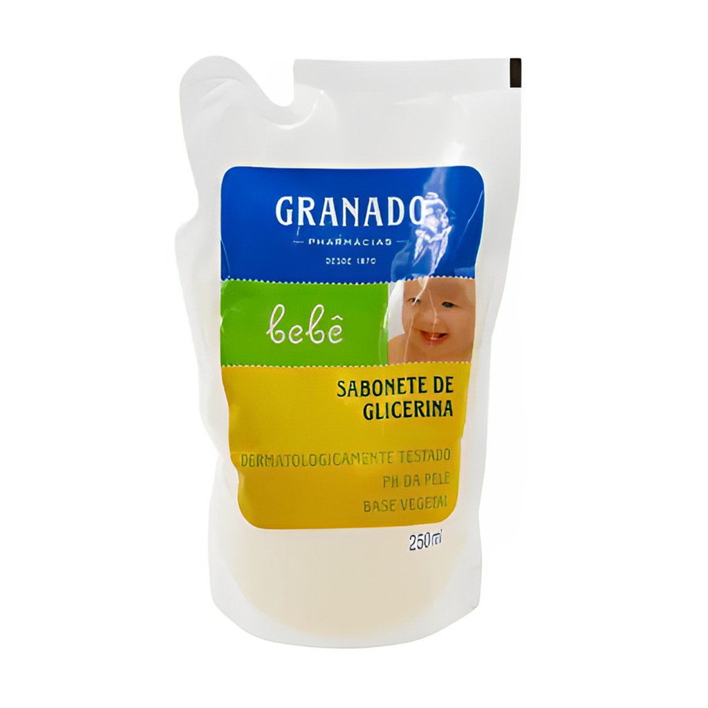 Refil Sabonete Líquido Glicerina Granado Bebê 250ml