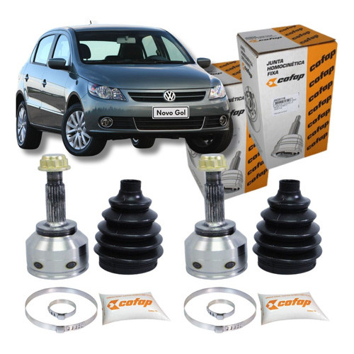 Par Junta Homocinética Cofap - Gol / Fox 1.0 2008 2009 2010 2011 em Oferta na Shopee