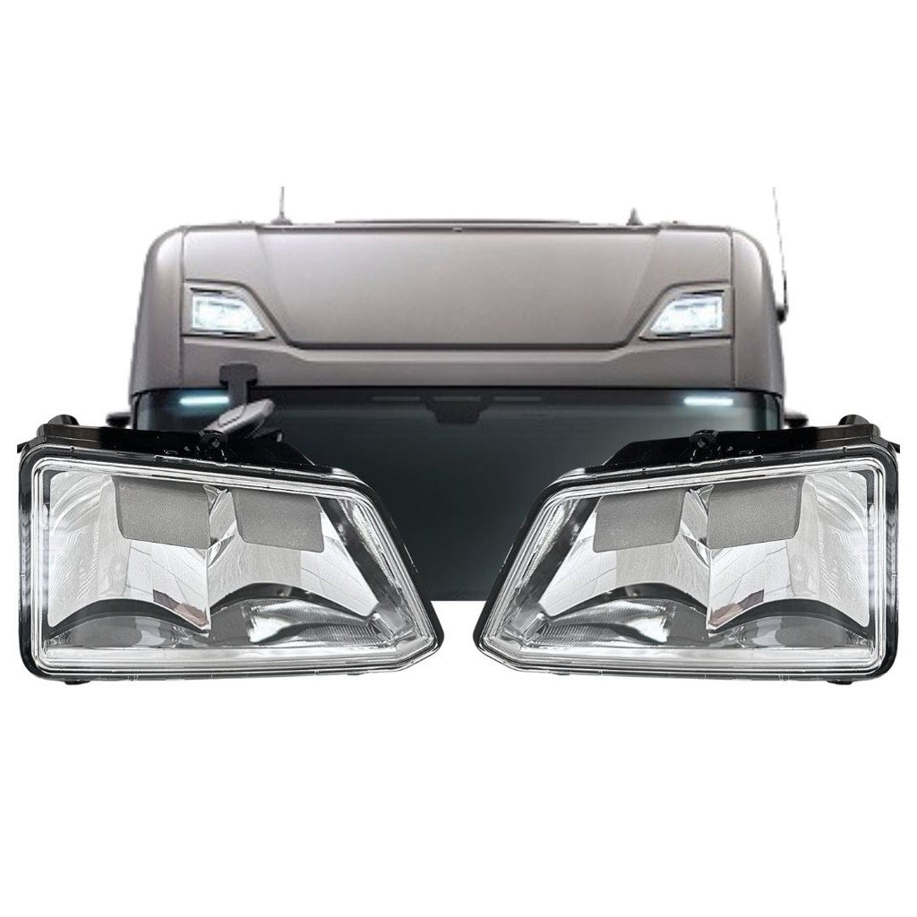 Par Lanterna Farol Teto Compatível Scania NTG 2019 LED