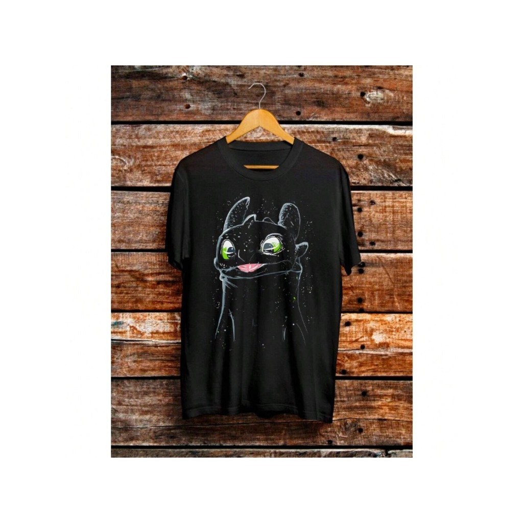 Camiseta Como Treinar Seu Dragão Furia Da Noite Filme Camisa Blusa Unissex Masculino Feminino 