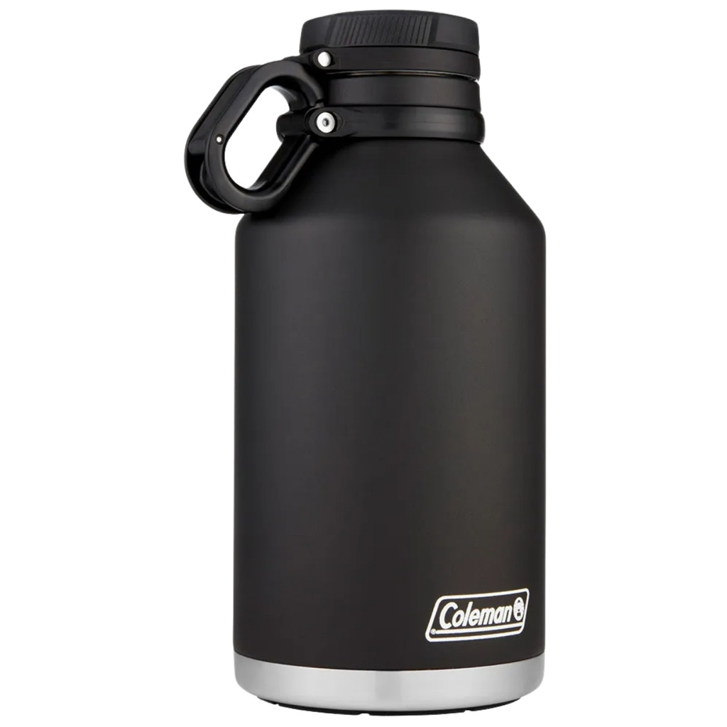Garrafa Térmica Growler Inox Café Água Chá Camping Pesca Academia 1,9 litros Preta Coleman