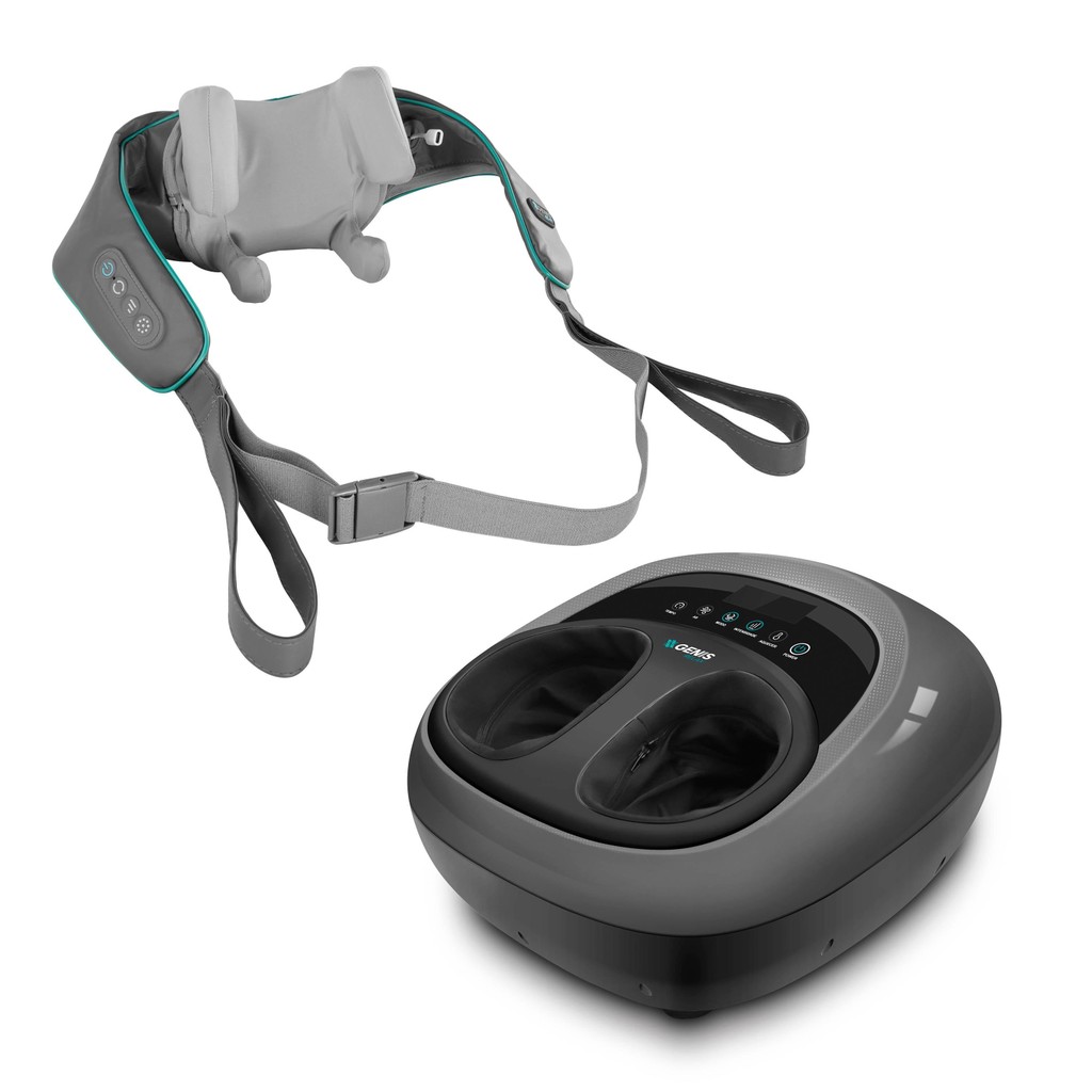 Massageador para pés Foot Zen e Massageador de Pescoço Neck Spa Genis Relax Polishop Bivolt em Oferta na Shopee
