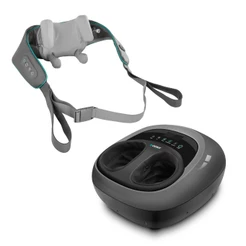 Massageador para pés Foot Zen e Massageador de Pescoço Neck Spa Genis Relax Polishop Bivolt